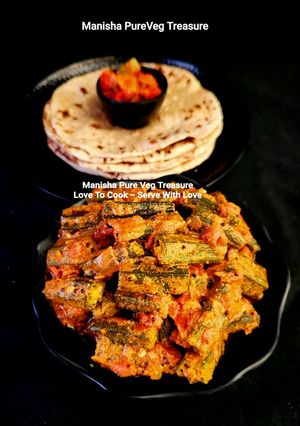 A picture of Dahi Bhindi Masala.