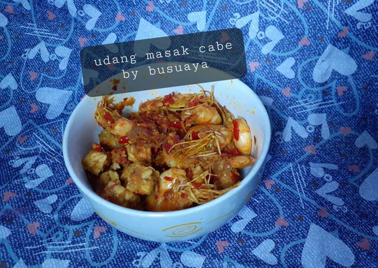 Resep Udang masak pedas, Menggugah Selera