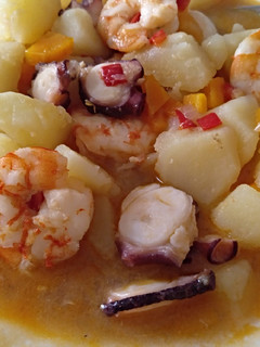 Una foto de Patatas caldosas