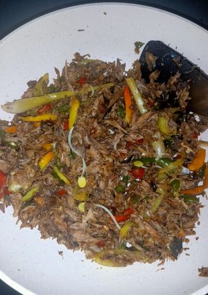 Foto resep Oseng ikan asap cakalang