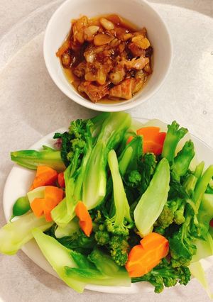 Hình của món Kho quẹt rau củ.