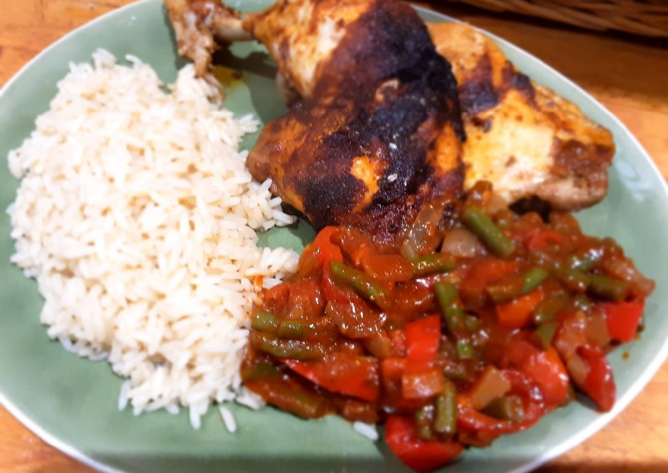 Sig’s Spicy Tomato and Green Bean Sauce with Chicken
