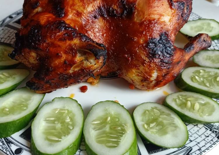 Cara Gampang Membuat Ayam Panggang / Roasted Chicken yang Bikin Ngiler