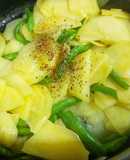 Khoai tây xào đậu ve