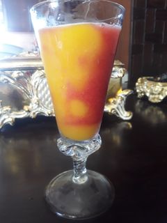 صورة لوصفة عصير برتقال وبطيخ