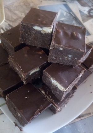 Sport szelet fehér csokival recept fotója