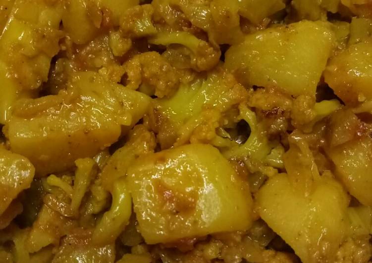 Cauliflower potato veg