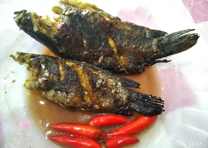 Tutorial Masakan Resep Ikan Betok Cacapan Asam Jawa