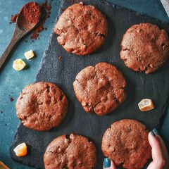 A picture of Chocolate & Stem Ginger Cookies.