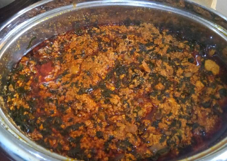 Simple Way to Make Egusi Soup in 12 Minutes for Young Wife