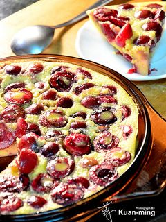 【差不多食譜】法式櫻桃布丁 Cherry Clafoutis 的食譜成品照片