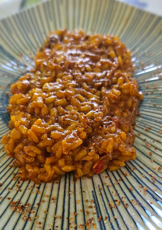 Una foto de Arroz meloso de codillo de cerdo