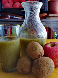 Una foto de Jugo kiwi manzana