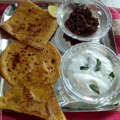 A picture of Corn bhakhri.