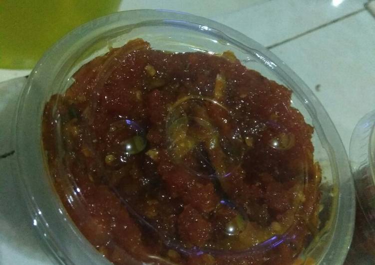Sambel pedo pedas manis
