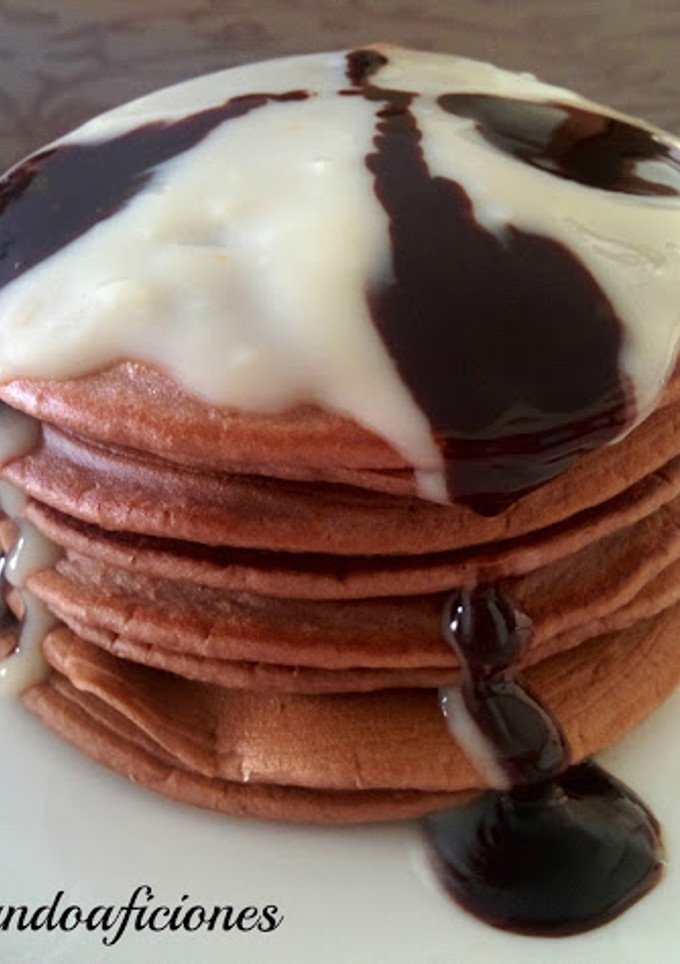 Una foto de Tortitas de chocolate
