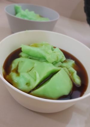 Foto resep Bubur Sumsum saos Gula Aren