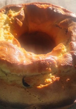 Una foto de Budín con aceite
