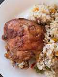 Pollo a la mostaza al horno