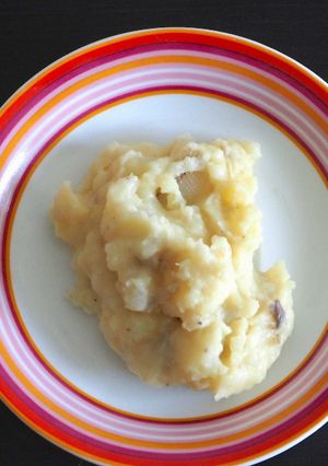 Une photo de Purée de topinambours