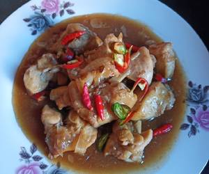 Cara Cepat Tumis ayam saos tiram Nikmat Lezat