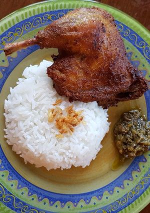 Foto resep Bebek goreng ungkep santan