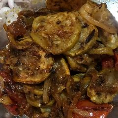 A picture of Roasted Lauki sabji.