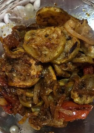 A picture of Roasted Lauki sabji.