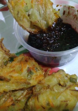 Foto resep Ote-ote/bakwan sayur sambel petis