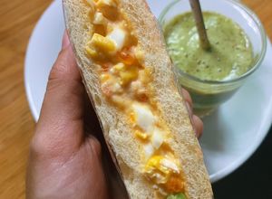 Hình của món Sandwich trứng mayonnaise.
