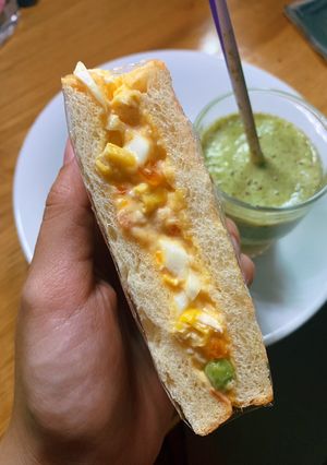 Hình của món Sandwich trứng mayonnaise.