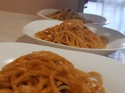Una foto di pasta pangrattato
