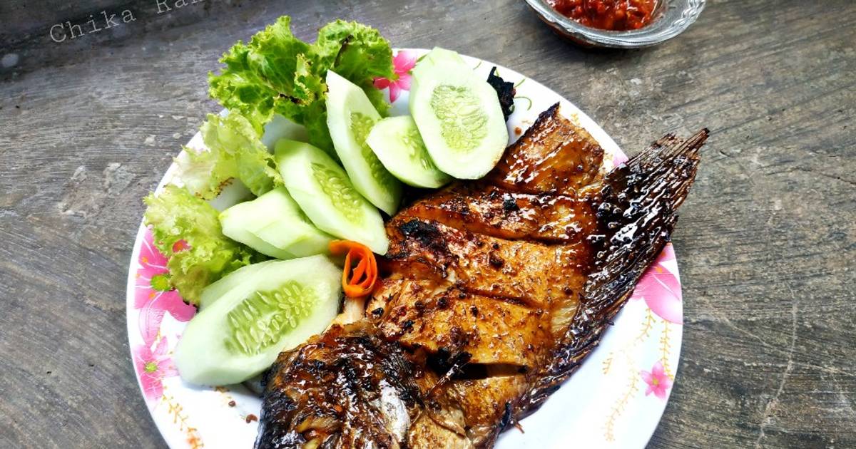 497 resep ikan bakar terasi pedas enak dan sederhana ala rumahan Cookpad