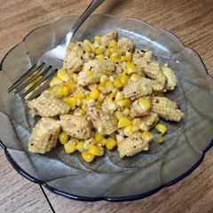 Corn and baby corn stir fry A picture of Corn and baby corn stir fry.