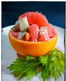 Ensalada de pomelo rosado