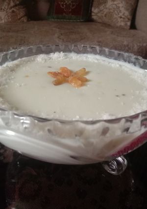 A picture of Firni 🍧🍧🍧.