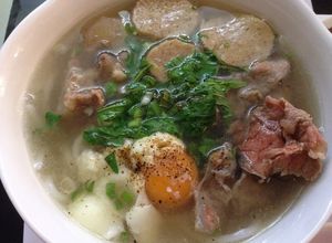 Hình của món Bún bắp bò.