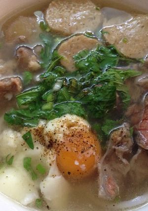 Hình của món Bún bắp bò.