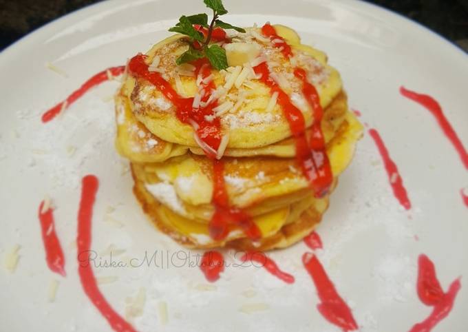 Cara Membuat Resep Pluffy Pancake Teflon