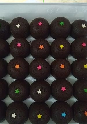 Foto resep 182. Brownies mini chocolatos (no mixer no oven)