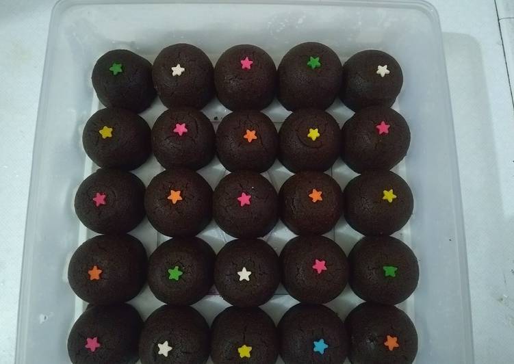 182. Brownies mini chocolatos (no mixer no oven)