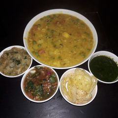 A picture of Makarsankranti special masala khichri.