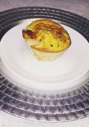 Una foto de Cupcake de Jamón, Queso y Huevo