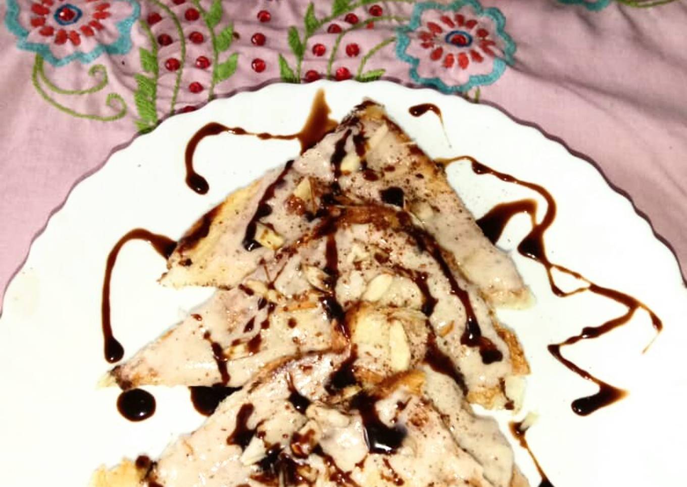 Cinnamon malai toast