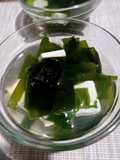 Sup wakame tofu