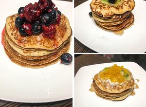Una foto de Panqueques de varios sabores