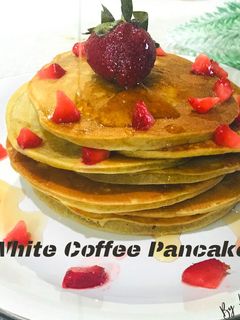 Foto resep White Coffee Pancakes