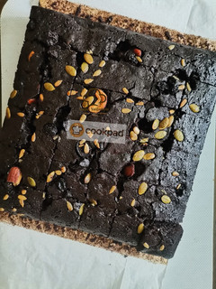 Gambar Brownies Fudgy Dengan Pelbagai Kekacang