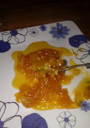Una foto de Dulce de naranjas con cascaritas