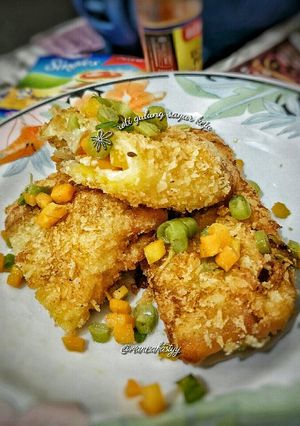 Foto resep Roti gulung sayur keju